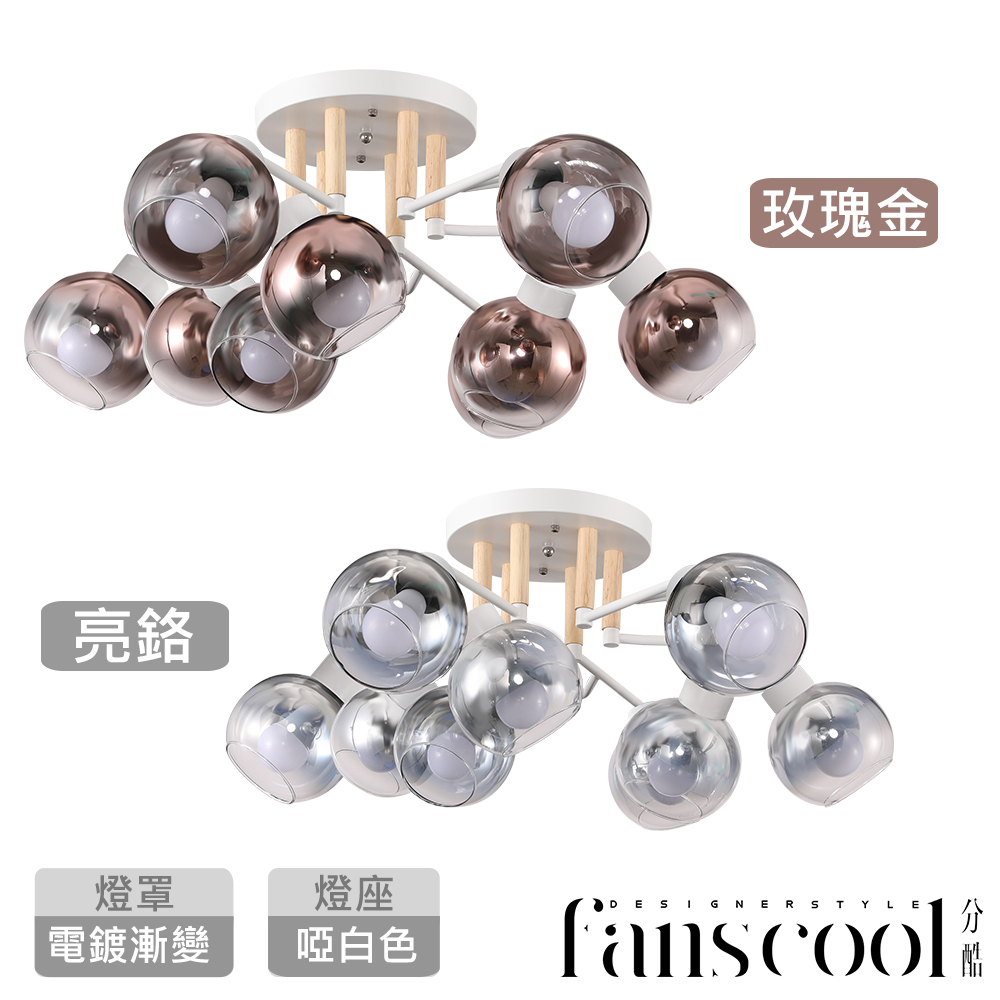 電鍍漸變玻璃燈罩